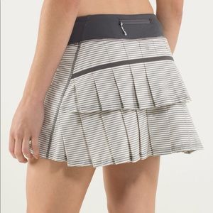 striped lululemon skort